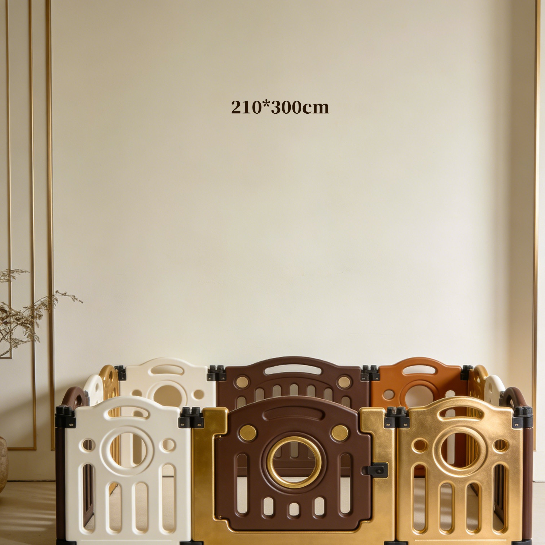 安全圍欄安裝細節特寫