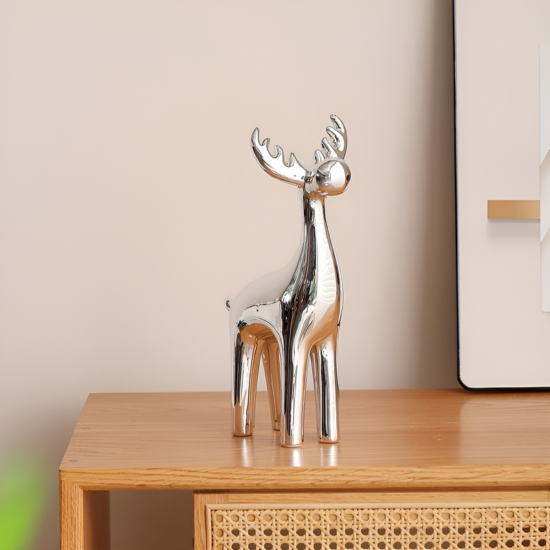고급 도자기 사슴 장식 소품