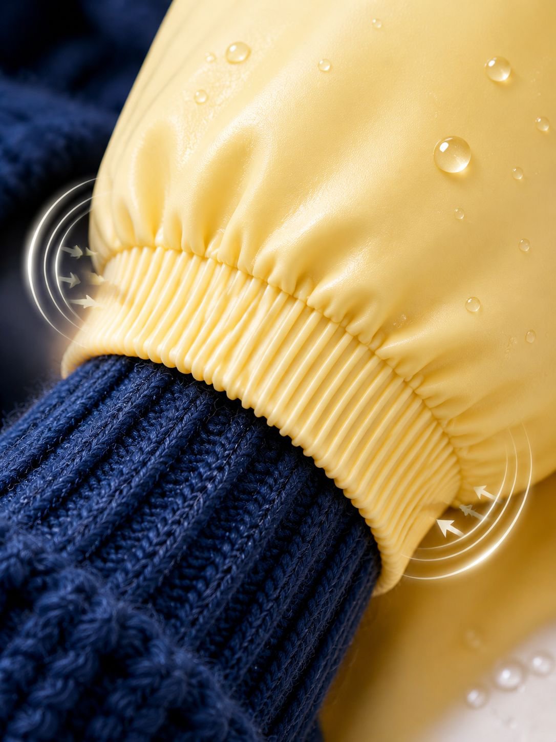 Ergonomic design women's cleaning gloves