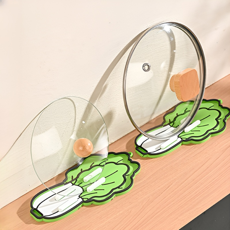 다용도 채소 모양 냄비뚜껑 받침대 및 도마 매트