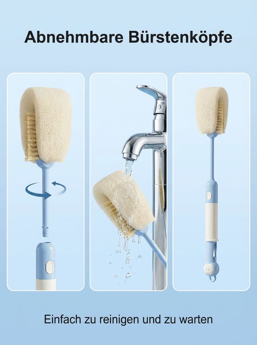Detaillierte Ansicht der 6-in-1 Reinigungsbürste