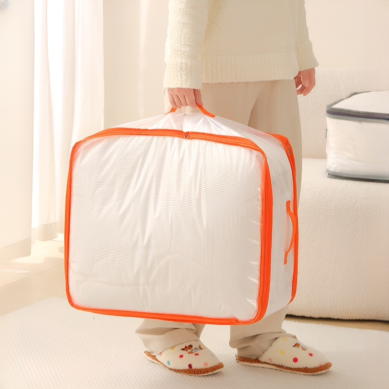 Transparent Vacuum Storage Bag for Clothes and Quilts