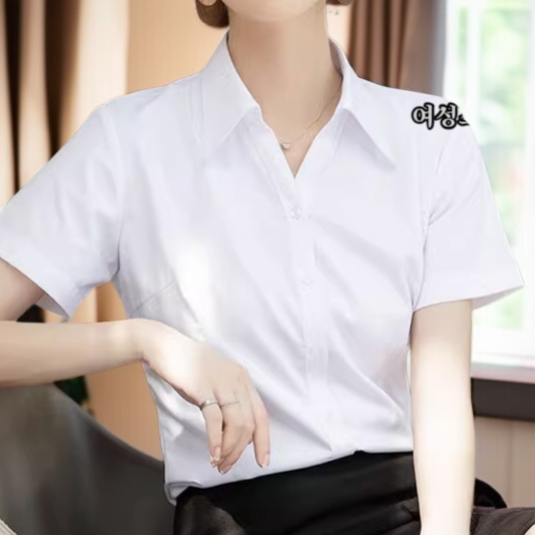 통기성 좋은 대나무 셔츠 여성용 작업복