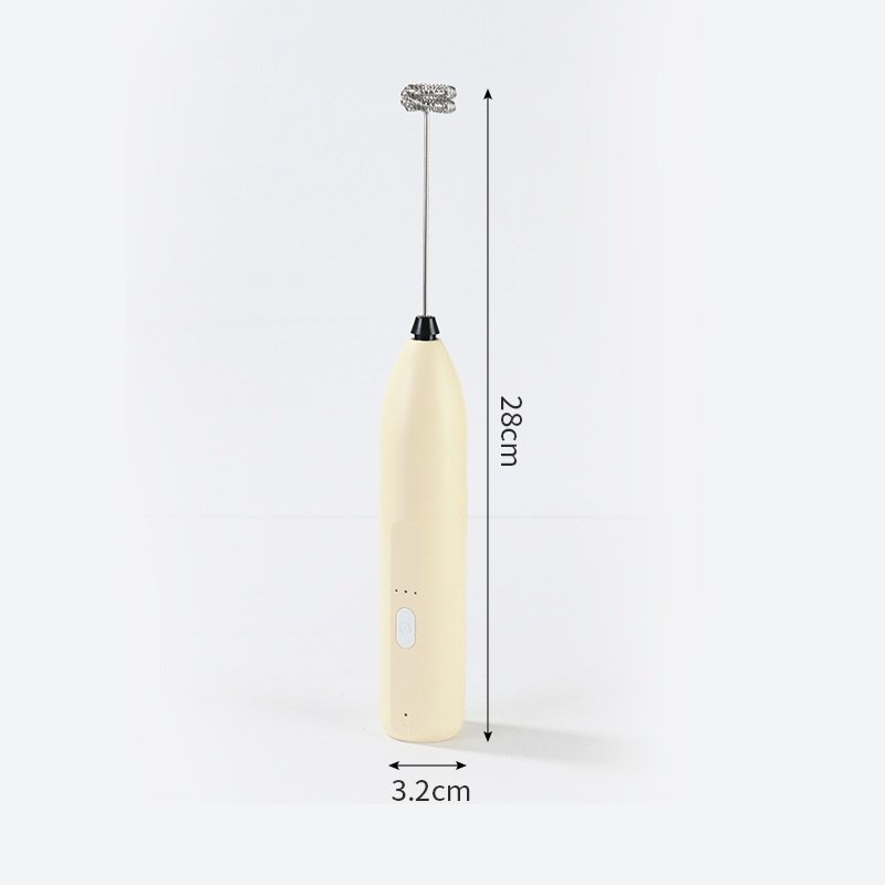 Batteur électrique rechargeable sans fil mousseur à lait multifonction pour usage domestique