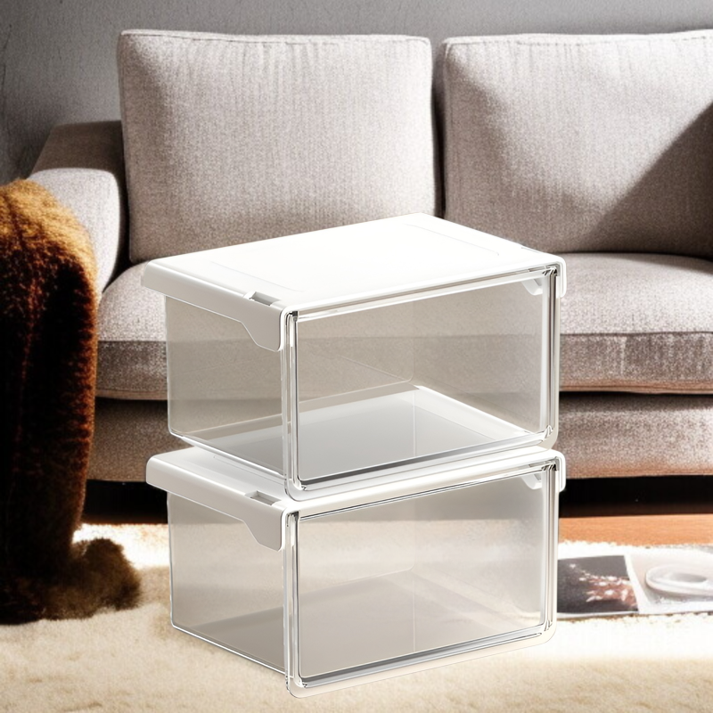 オフィスで使えるシンプル収納ボックス