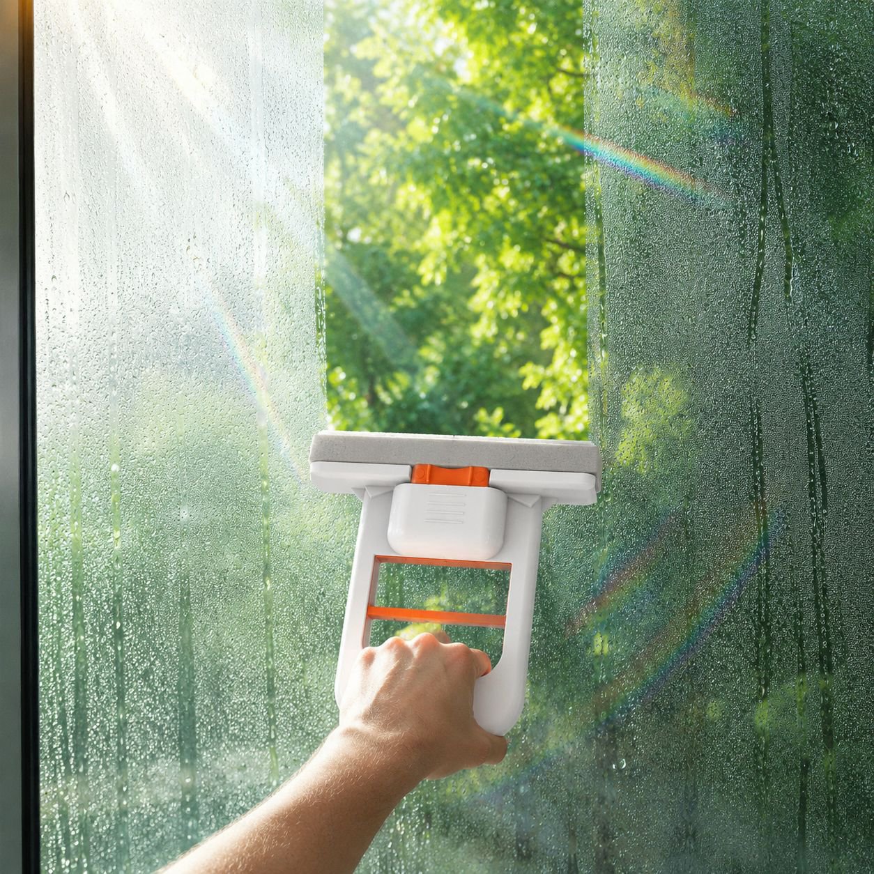 Nettoyage efficace avec mini balai à colle
