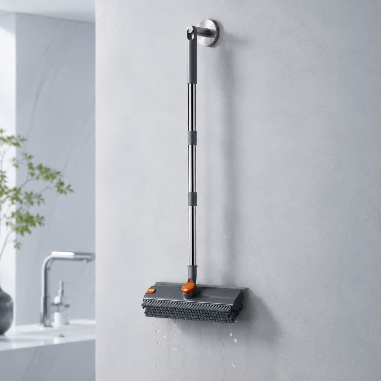 Multi-Functional 360° Rotating V-Shaped Floor Brush
