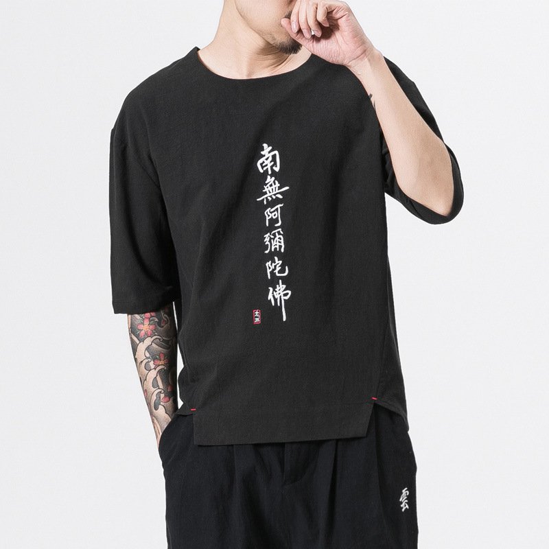 【メンズＴシャツ】３タイプ トレンド　文字　半袖　コットン　個性　Ｍ～５ＸＬ
