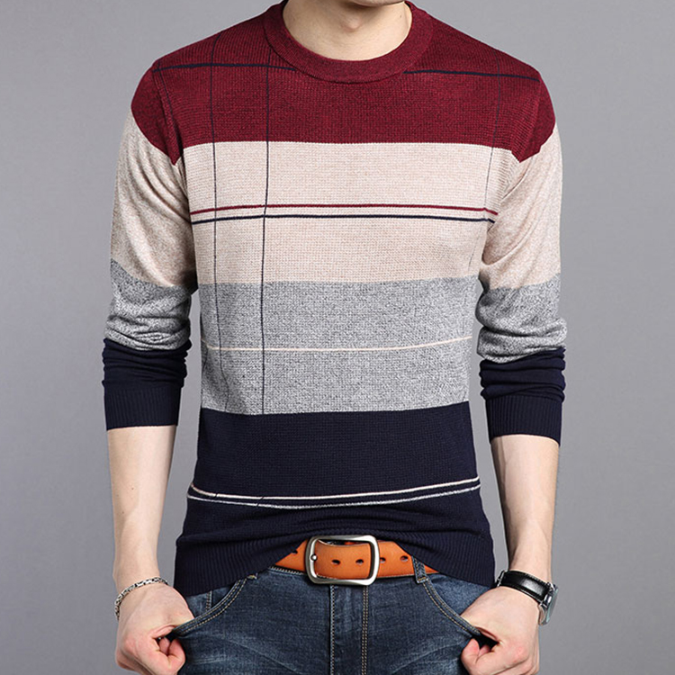 เสื้อยืดคอกลมและแขนยาวสำหรับผู้ชาย