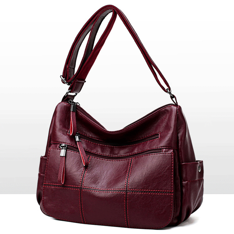 Fashion soft leather crossbody bag