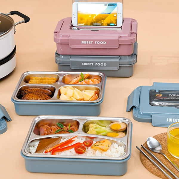 กล่องอาหารฉนวนกันความร้อนสแตนเลส