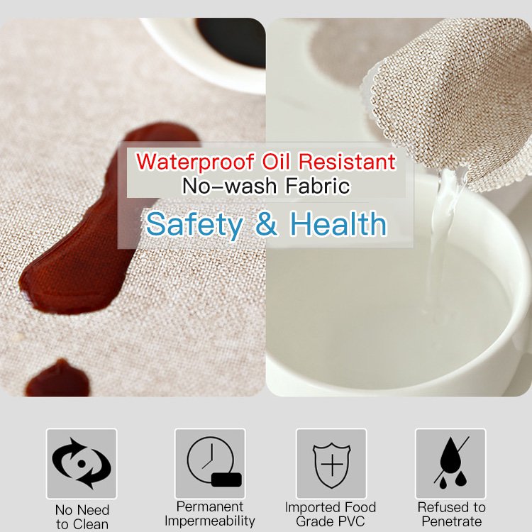 Waterproof Oil Resistant Printing Tablecloth