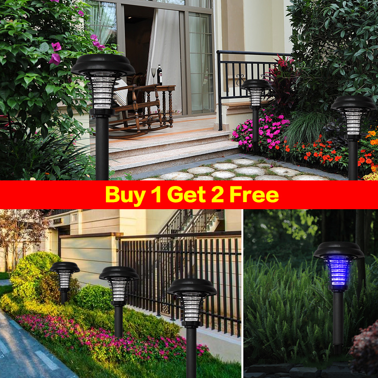 مصباح الحديقة بوظيفة الإضاءة وقتل البعوض