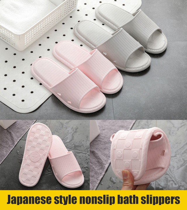 Japanese style nonslip bath slippers