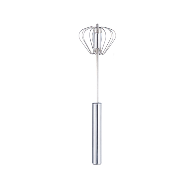 Semi-Automatic Egg Whisk Stainless Steel Baking Manual Cream Blender