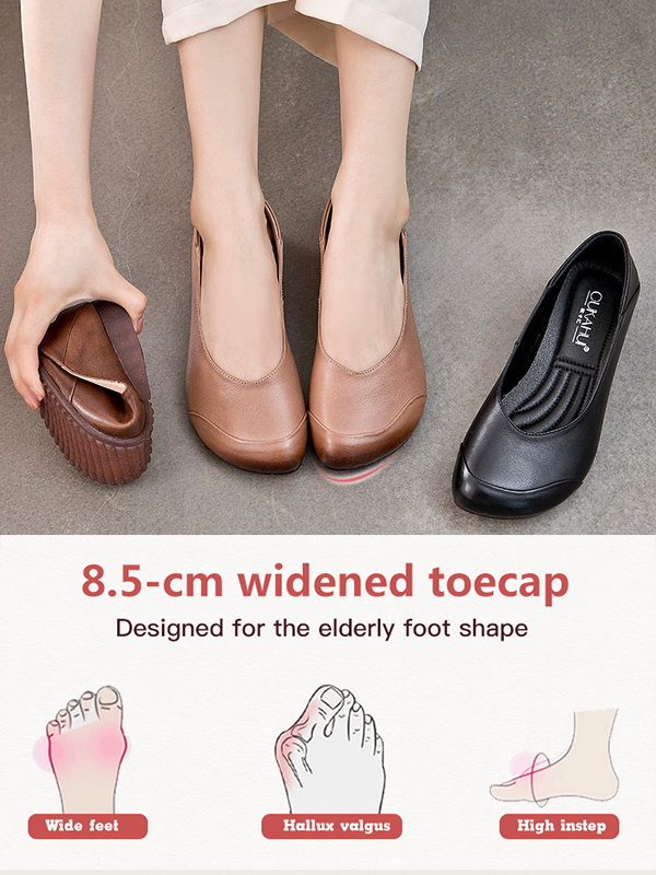 Simple slip-on shoes