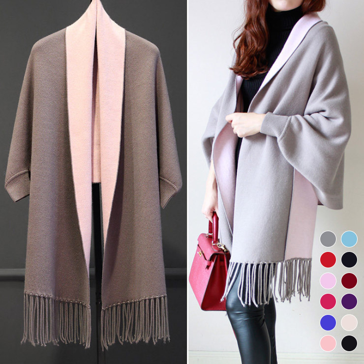 【ストール風カーディガン】ストール風カーデ 豊富なカラー展開！肌寒い時期に大活躍のストール。