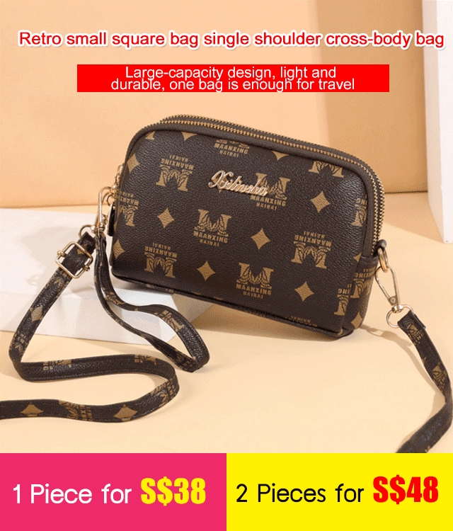 ARetro small square bag single shoulder cross-body bag