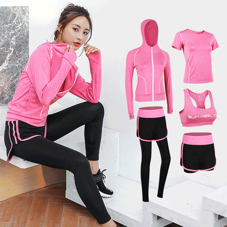 Women’s Spots and Fitness Wear 5 PCS Set