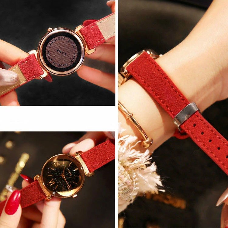 レディース星空腕時計 　キラキラ   星空の文字盤  カラーバリエーション豊富   大好評!!  New Style Watch   かわいい おしゃれ