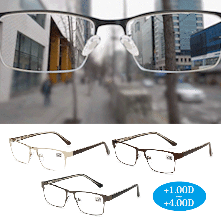 【累進多焦点老眼鏡】男女兼用    遠近両用   遠くても近くてもこれ１つでOK！