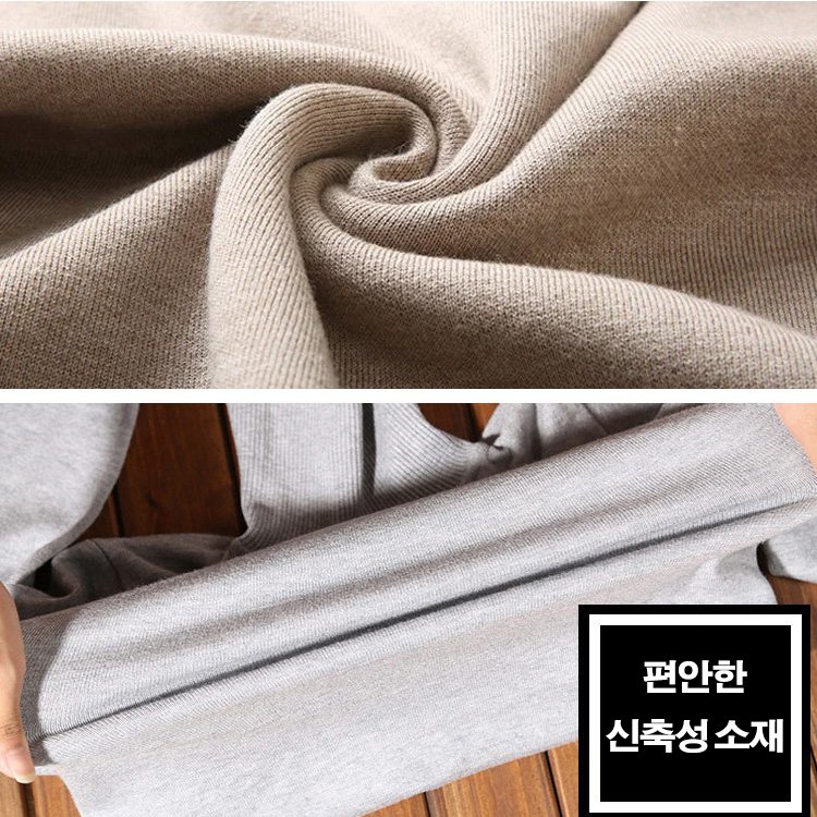 남성 캐시미어 하이넥 니트