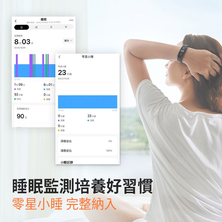 【 智慧全彩觸控心率手環】血壓/血氧/心率監測 睡眠品質自動偵測 各式提醒讓生活更有規律