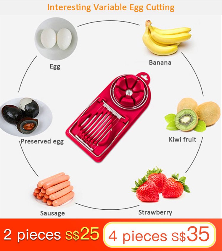JS-Multifunctional 2-in-1 Egg Slicer