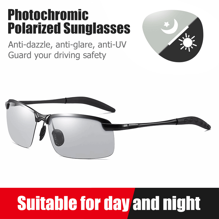 Smart Light-sensitive Polarized Sunglasses