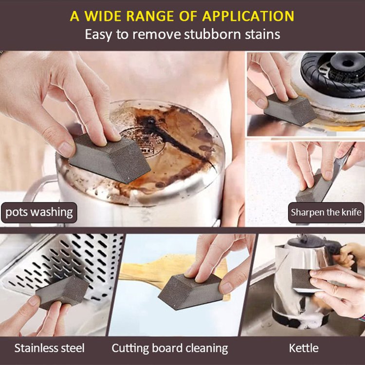 Kitchen cleaning emery sponge