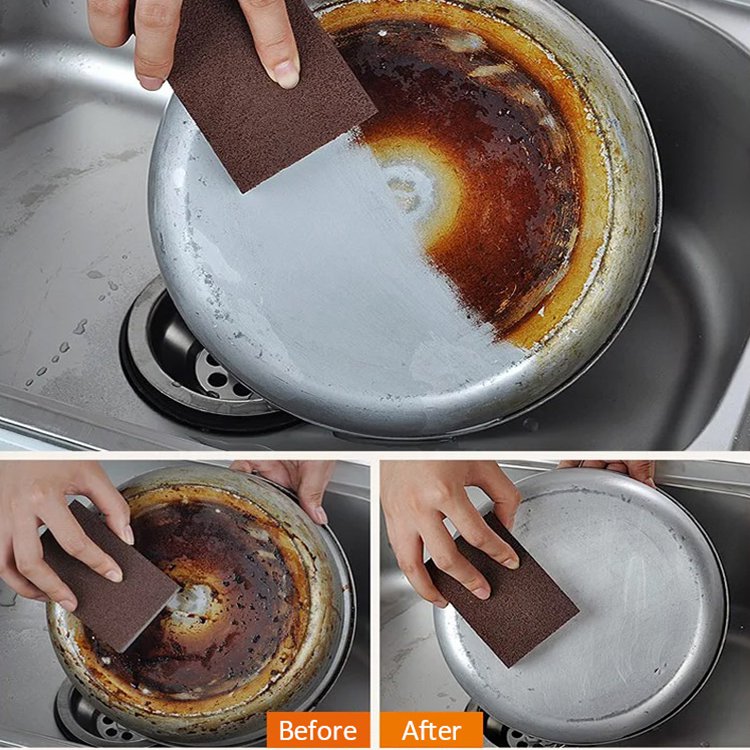Kitchen cleaning emery sponge