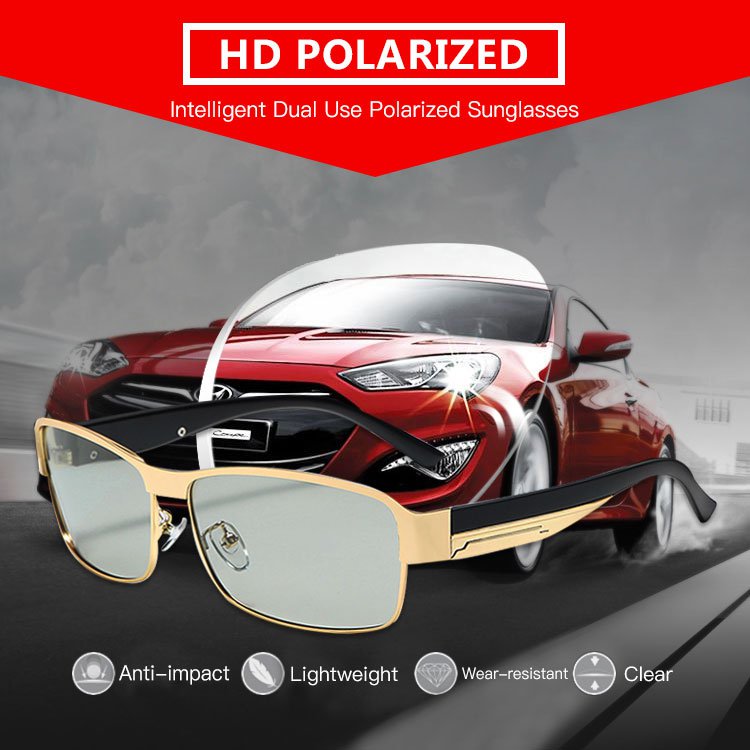 Intelligent Dual Use Polarized Sunglasses
