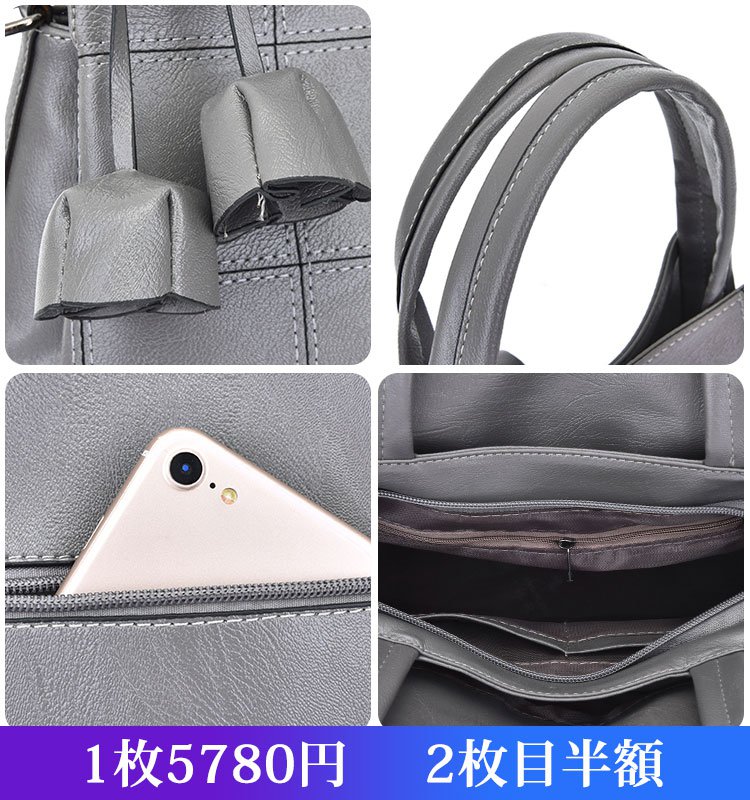 新しいレザーの女性用ハンドバッグ