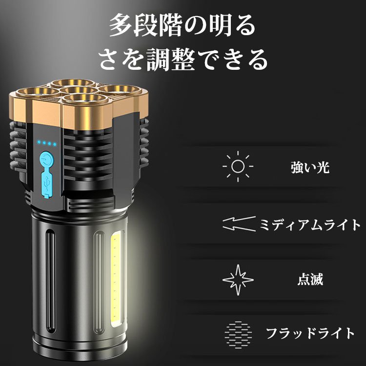 パワフルなロングレンジトーチ