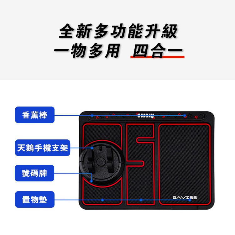 【車主必備】360°旋轉 防滑材質 香薰除異味