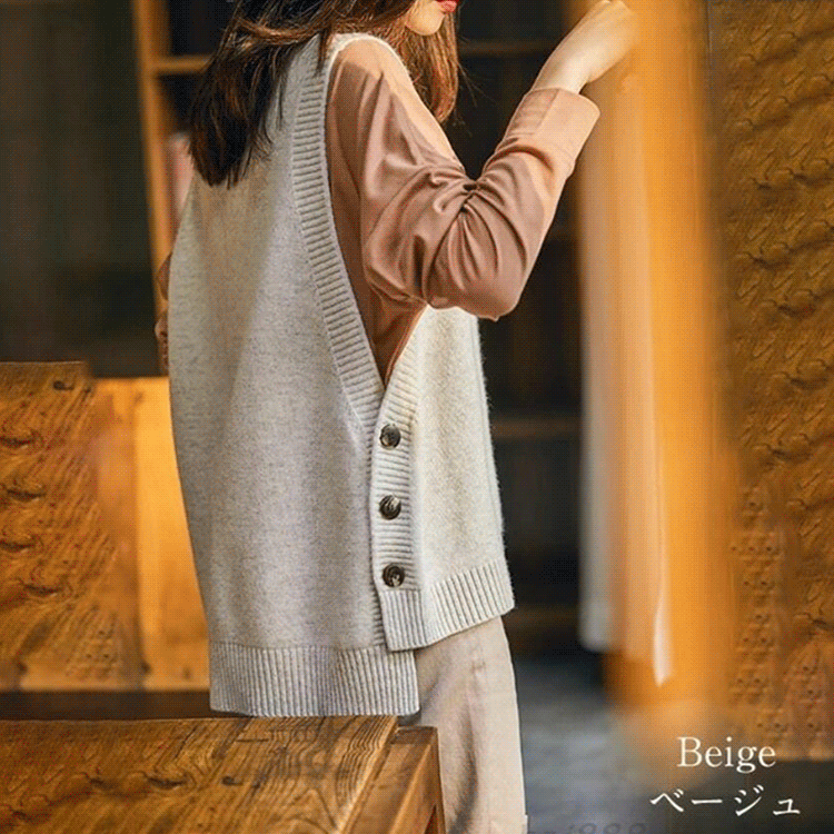 ハイゲージニットベスト