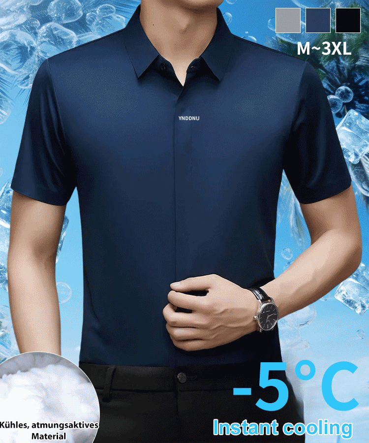 Men's Premium Ice Silk Short Sleeve Shirt