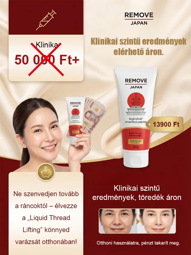 Japán ránctalanító krém