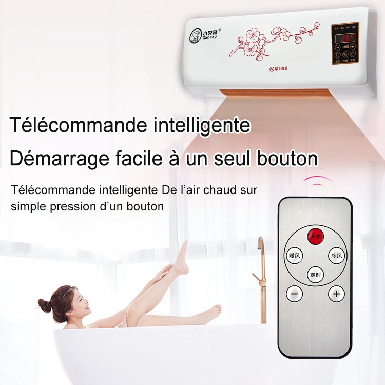 Climatiseur mural domestique à double fonction chaud/froid