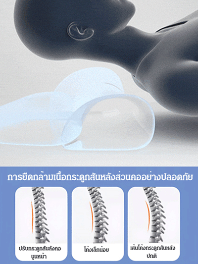 หมอนรองคอนวดถ่านไม้ไผ่ต้านเชื้อแบคทีเรีย