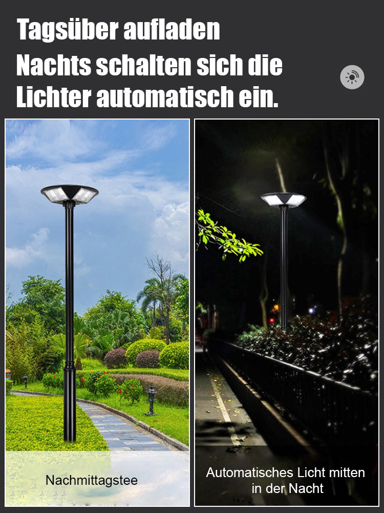 Integriertes Solar-UFO Gartenlicht
