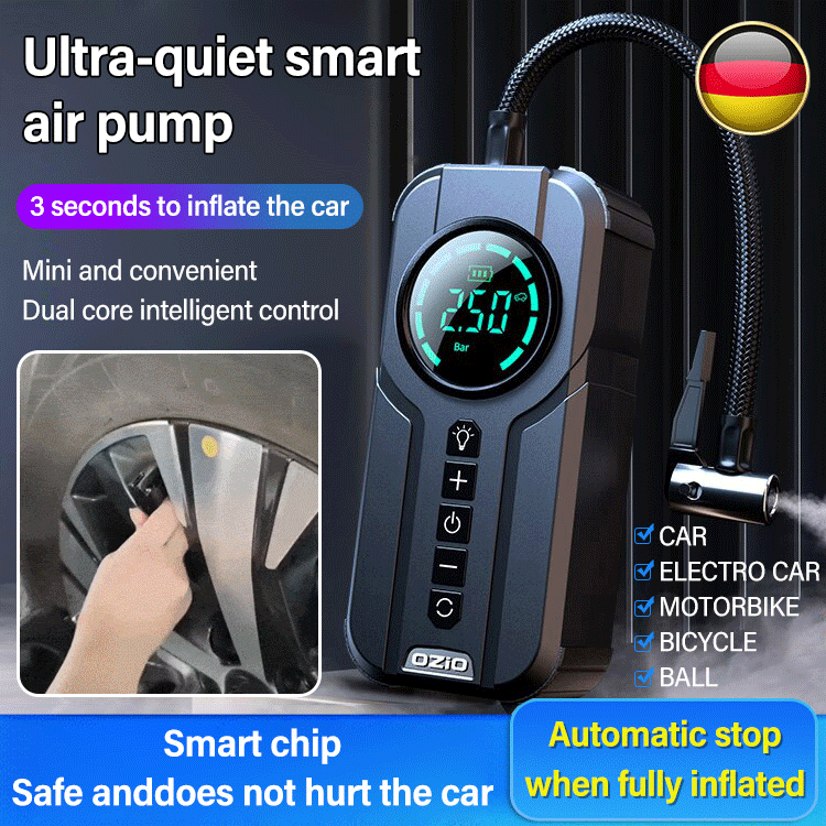Ultra-quiet smart air pump