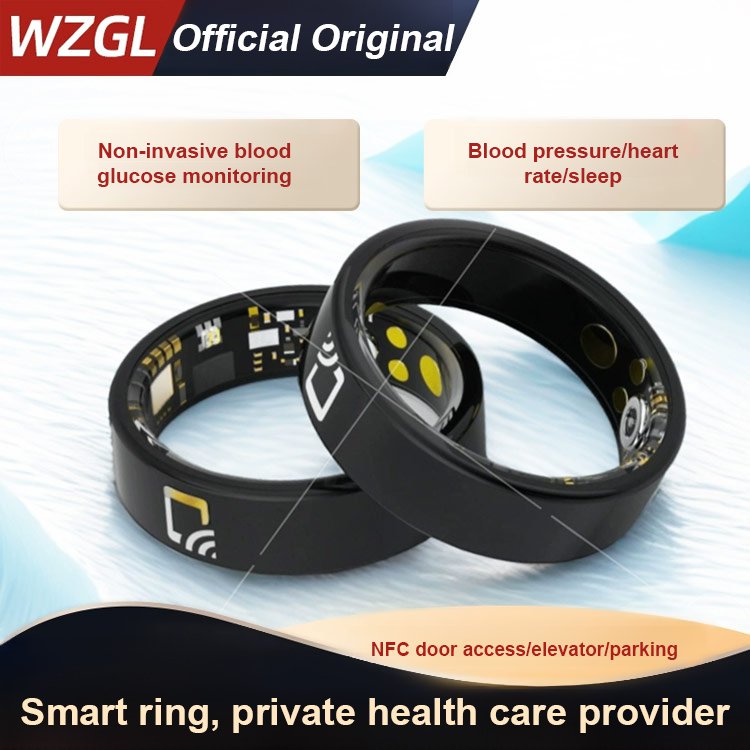 Smart ring for measuring heart rate, blood oxygen and sleep