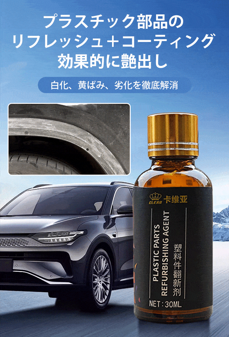 車用プラスチックリフレッシャー