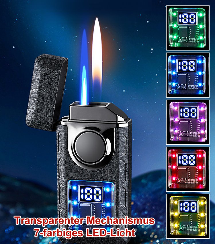 Sprachgesteuertes intelligentes winddichtes Feuerzeug - ohne Gas