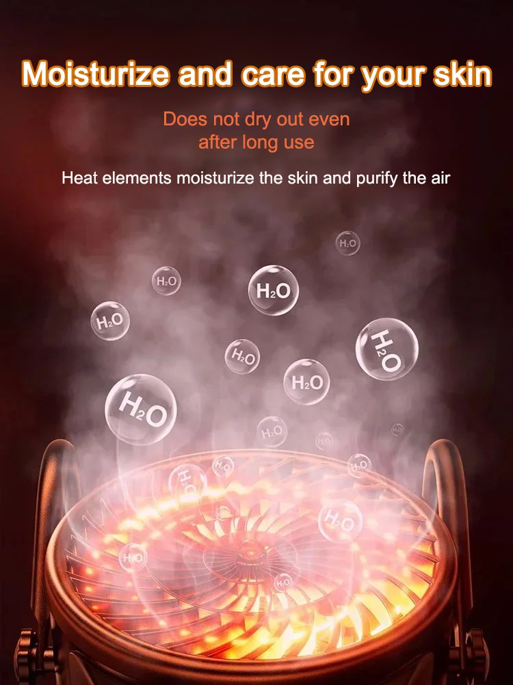 High power energy saving small steel cannon electric heater