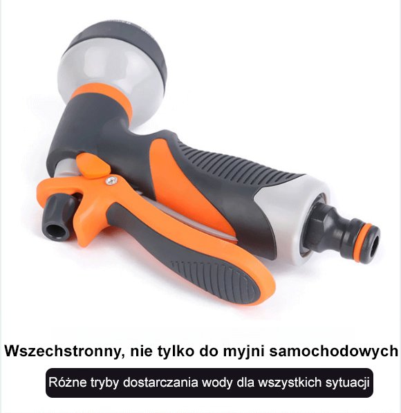 Wielofunkcyjny pistolet na wodę do domowej myjni samochodowej