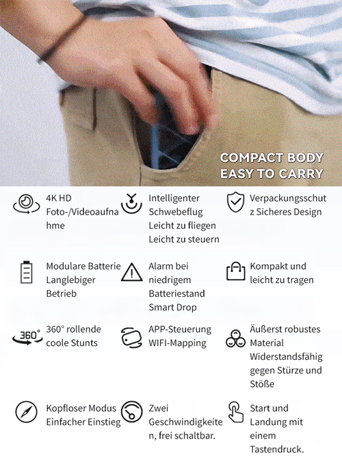 8K HD Luftbild-Drohne