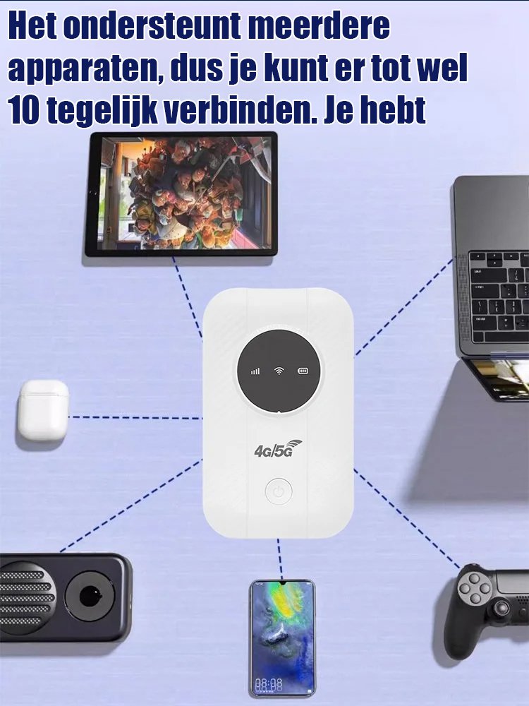 【Gratis internet in je zak】5G-router