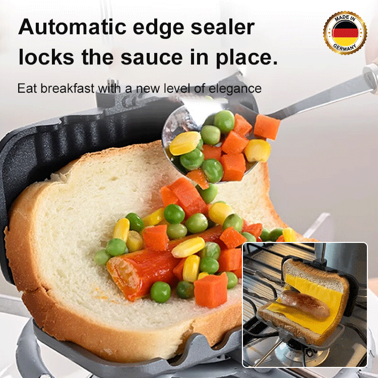 Non-stick coating sandwich grill pan